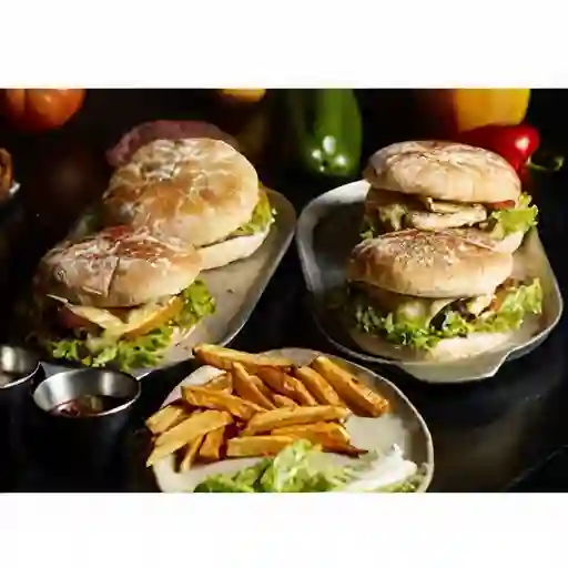 Combo Hamburguesa Endiablada X 4