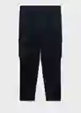 Pantalón Charles Navy Talla 40 Hombre Mango