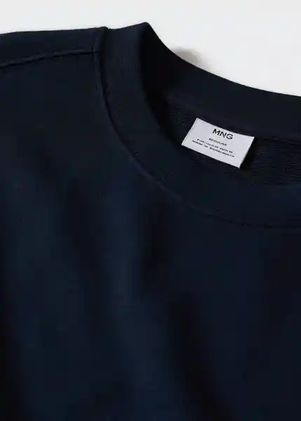 Buzo de Sudadera Nola Navy Talla S Hombre Mango