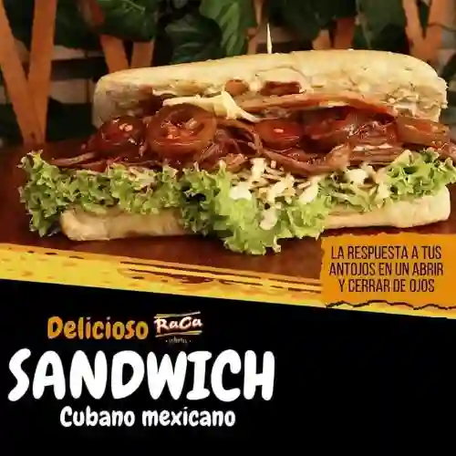 Sándwich Mexicano + Papas