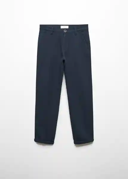 Pantalón Nico Navy Talla 07 Niños Mango