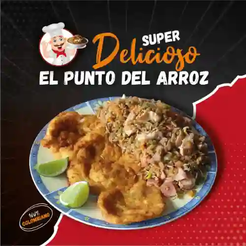 Chuleta con Arroz