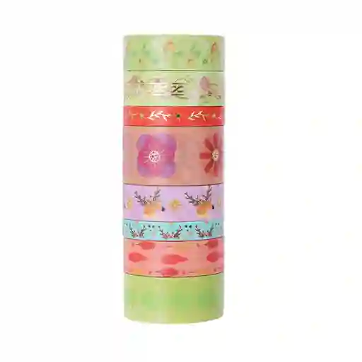 Set de Cinta Con Estampado Rollo Serie Miniso