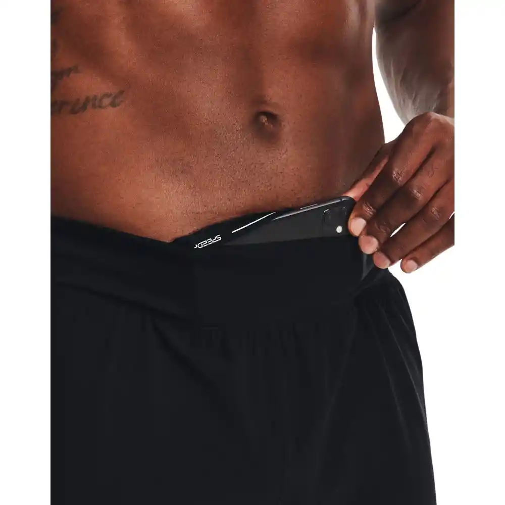 Ua Speedpocket 7 Short Talla Sm Pantalones Y Lycras Negro Para Hombre Marca Under Armour Ref: 1361487-001