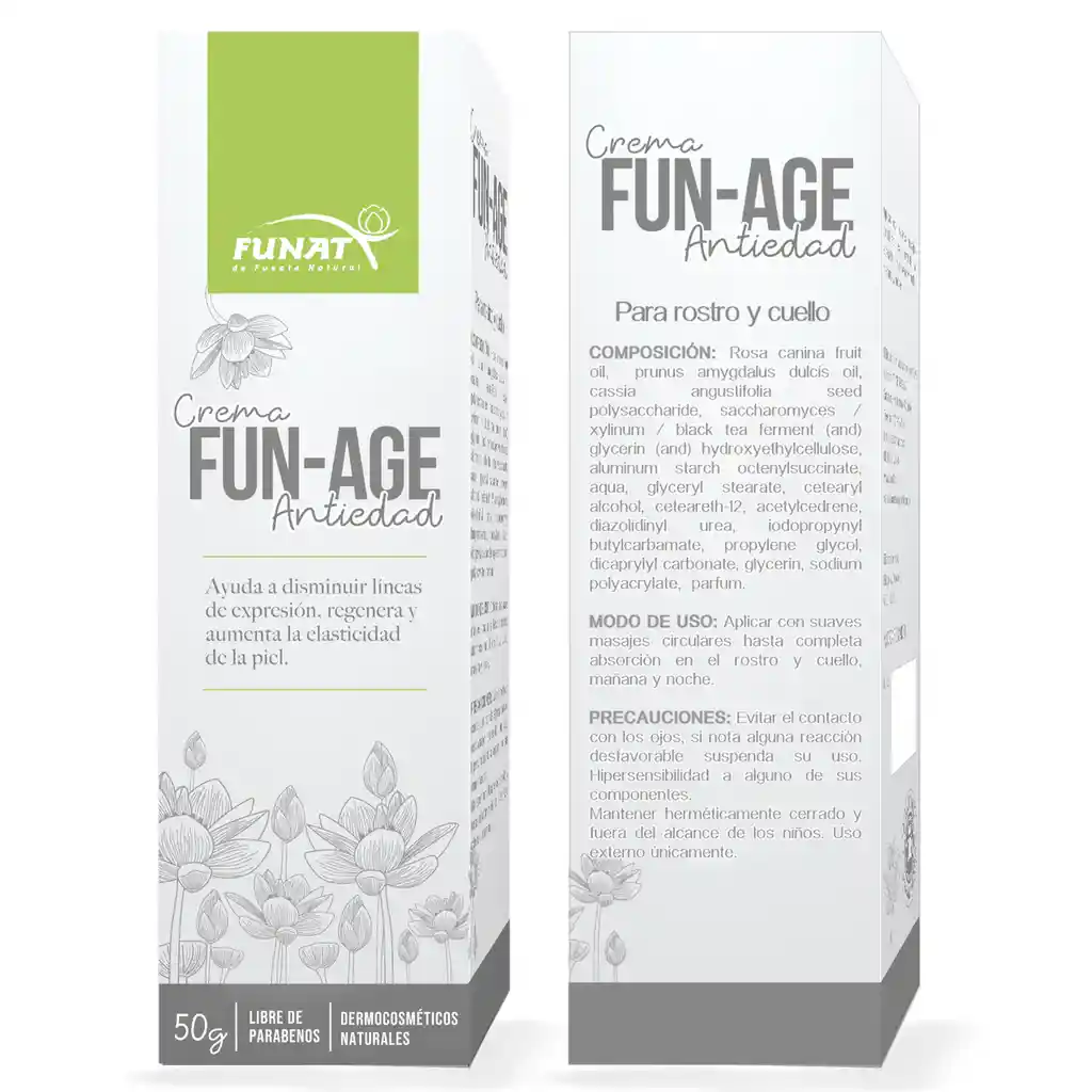 Funat Crema Antiedad para Rostro y Cuello