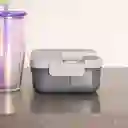 Contenedor de Alimentos 2 Compartimentos Cuchara Style Miniso