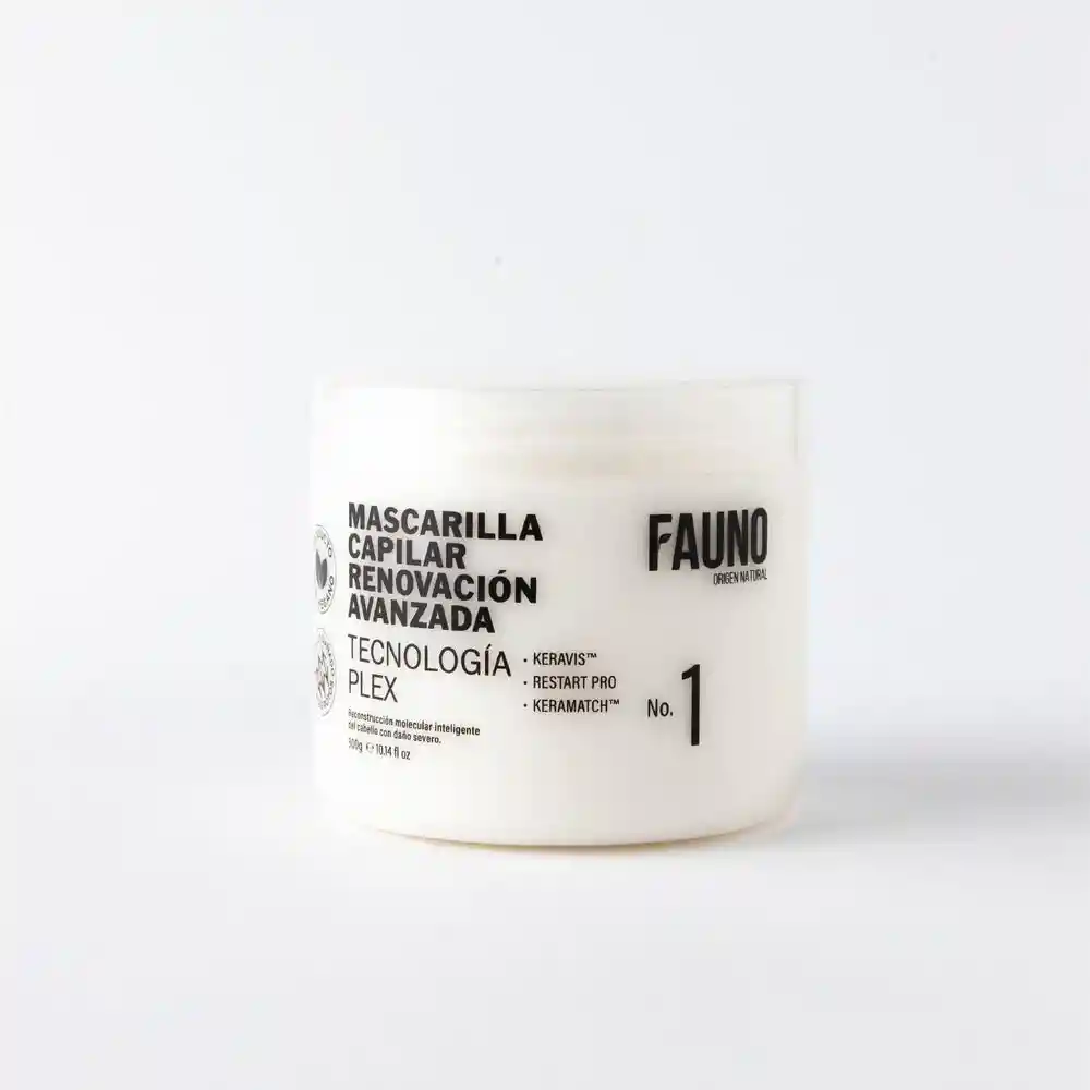 Mascarilla Fauno Origen Natural Renovacion Capilar (300 Gr)