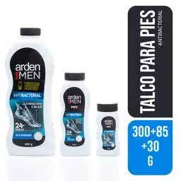 Arden For Men Talco Antibacterial para Pies