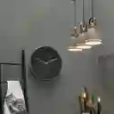 Inkanta Reloj de Pared Hierro Negro