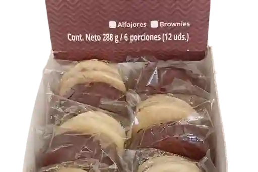 Alfajores X12 Tradicional/Cobertura Chocolate