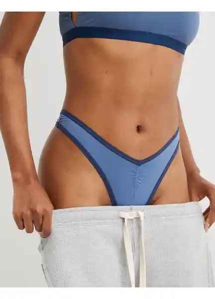 Panti Azul Cielo Talla SMALL Aerie American Eagle