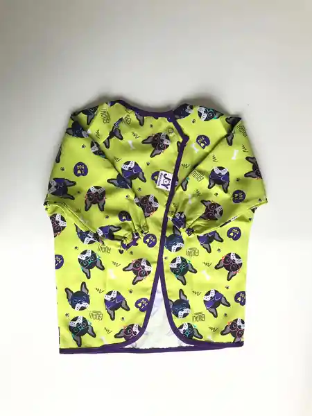 Joy4Kids Delantal Love Dogs Purple Talla 3