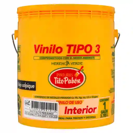 Tito Pabón Vinilo Blanco Tipo 3