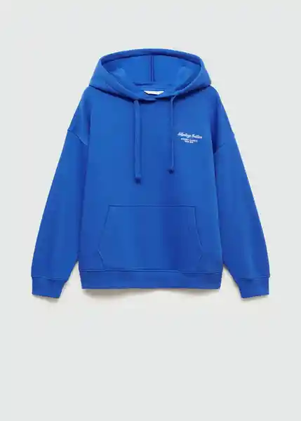 Sudadera Heritage Azul Talla 20 Teen Niñas Mango