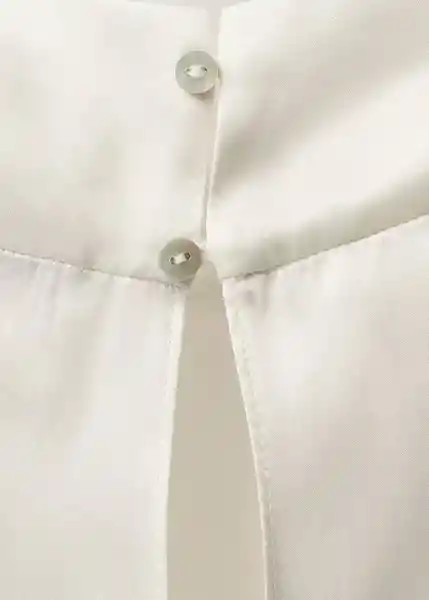 Blusa Lunas Crudo Talla S Mujer Mango