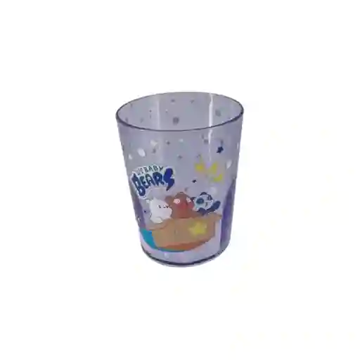 Taza Bebés Osos Escandalosos Morado Accesorio Para Baño Miniso