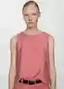 Top Bosco-H Rosa Pastel Talla XS Mujer Mango
