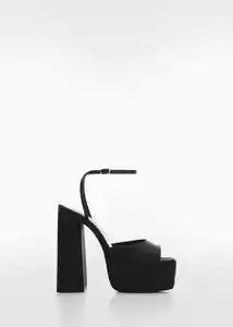 Sandalias Socto Negro Talla 39 Mujer Mango