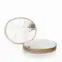 Ambiente Gourmet Plato Mediano Gayra Blanco 21 cm