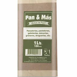 Pan & Más Bolsa de Papel de 1 Lb