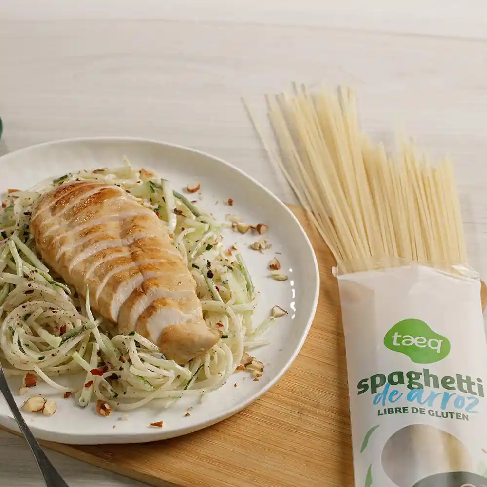 Pasta Taeq Spaghetti de Arroz Libre de Gluten (250 Gr)