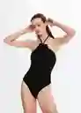 Traje del Bañador Nanet Negro Talla S Mujer Mango