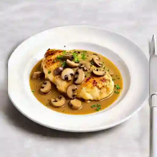 Pollo En Champinones