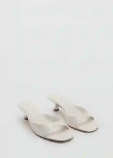 Sandalias Lidia Blanco Talla 38 Mujer Mango