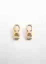 Pendientes Maca Oro Talla 99 Mujer Mango