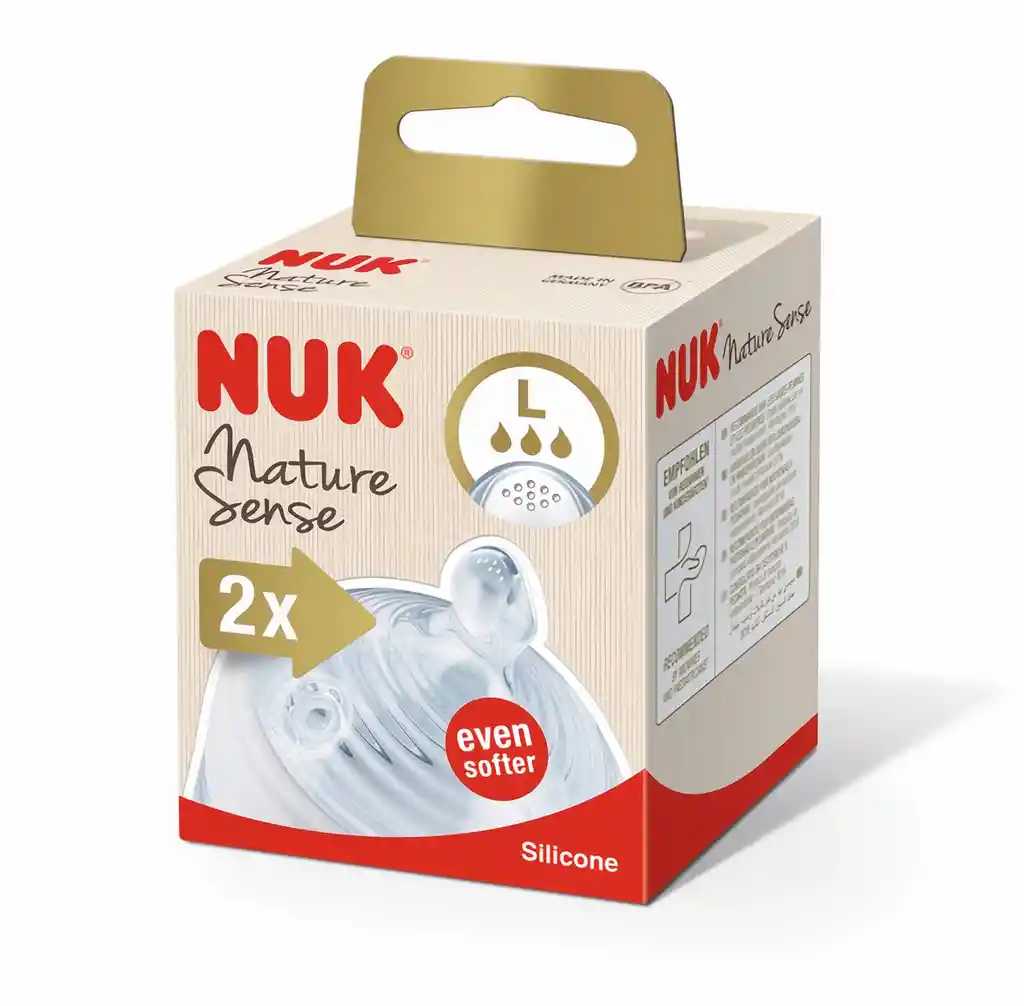 Nuk Chupo Tetero Natural Talla L