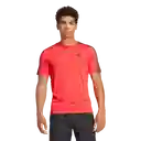 Adidas Camiseta Tr-Es Base 3S Manga Corta de Hombre Rojo Talla S