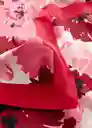 Pañuelo Samsa Rojo Talla 99 Mujer Mango