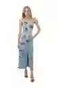 Top Corse Azul Para Mujer Dream