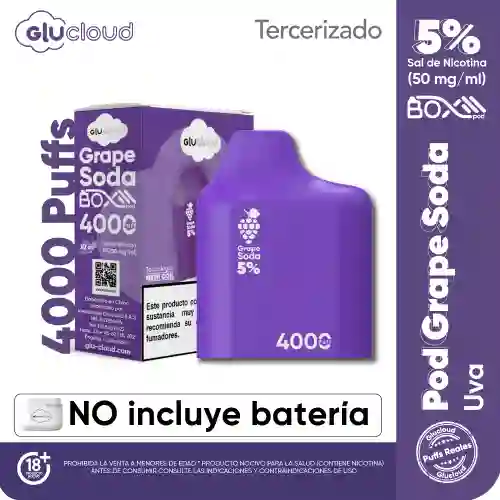 Glucloud Grape Soda Box Pod