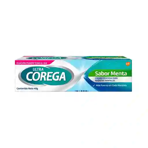 Corega Crema Adhesiva para Prótesis Dentales Sabor Menta​