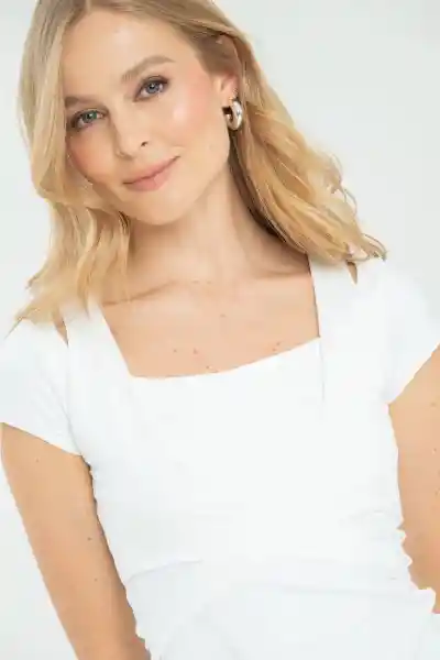 Top Art Color Blanco Crudo Talla XS Ragged