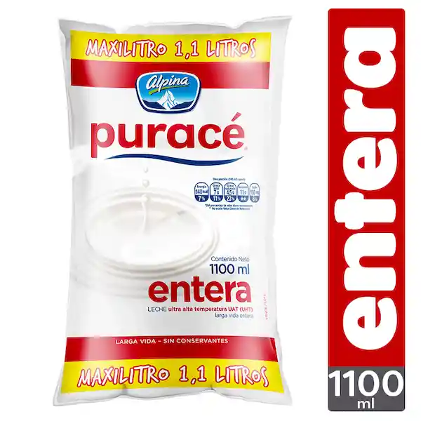 Purace Leche Entera