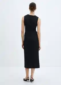 Vestido Fertina Negro Talla XS Mujer Mango