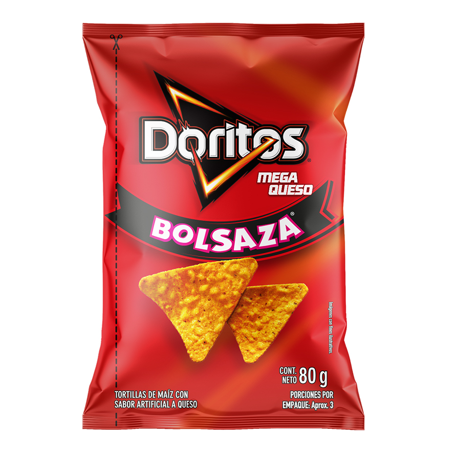 Doritos Mega Queso Snack 80g