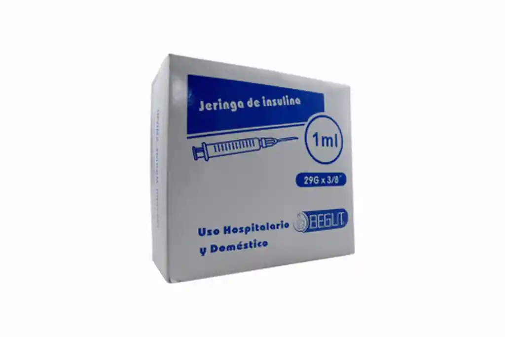 Begut Jeringa De Insulina 1 Ml x 100 Unidades