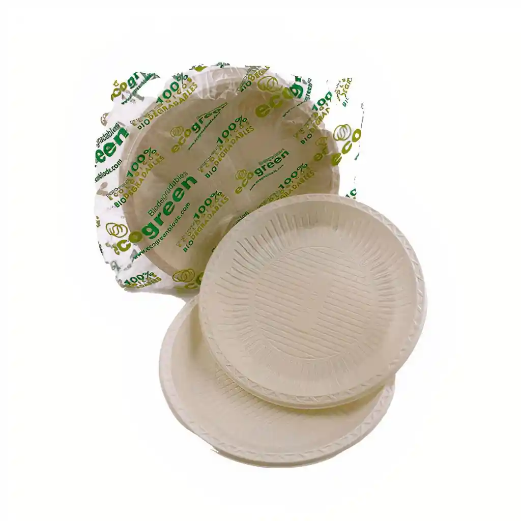 Ecogreen Platos Biodegradables