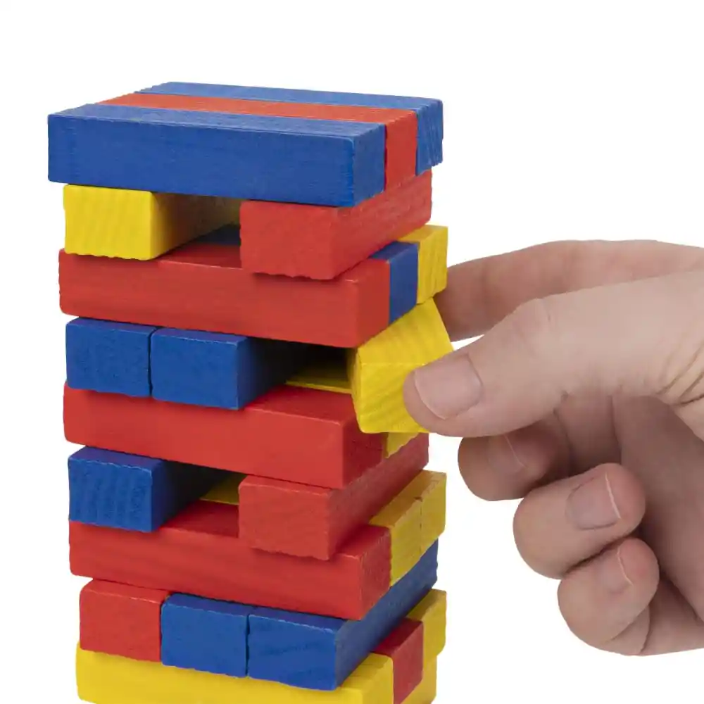 Juego Torre de Bloques Arcoíris