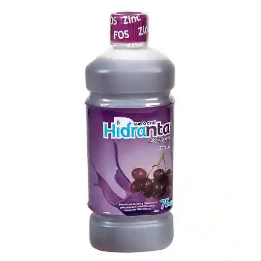 Hidranta Suero Oral Con Zinc Sabor Uva