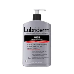 Crema Lubriderm Men'S 3 En 1 Con Fragancia X 400 Ml