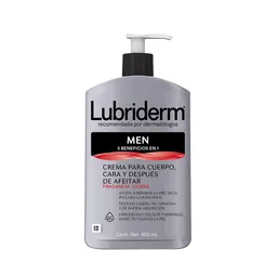 Lubriderm Crema Men 3 en 1 con Fragancia 