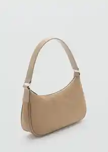 Bolso M Poma Beige Talla 99 Mujer Mango