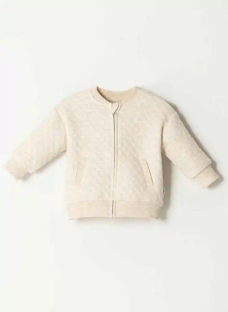 Chaqueta Sin Capucha 3/6 Meses-habano