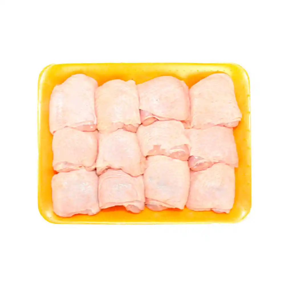 Contramuslo de Pollo Omega Con Piel Bandeja