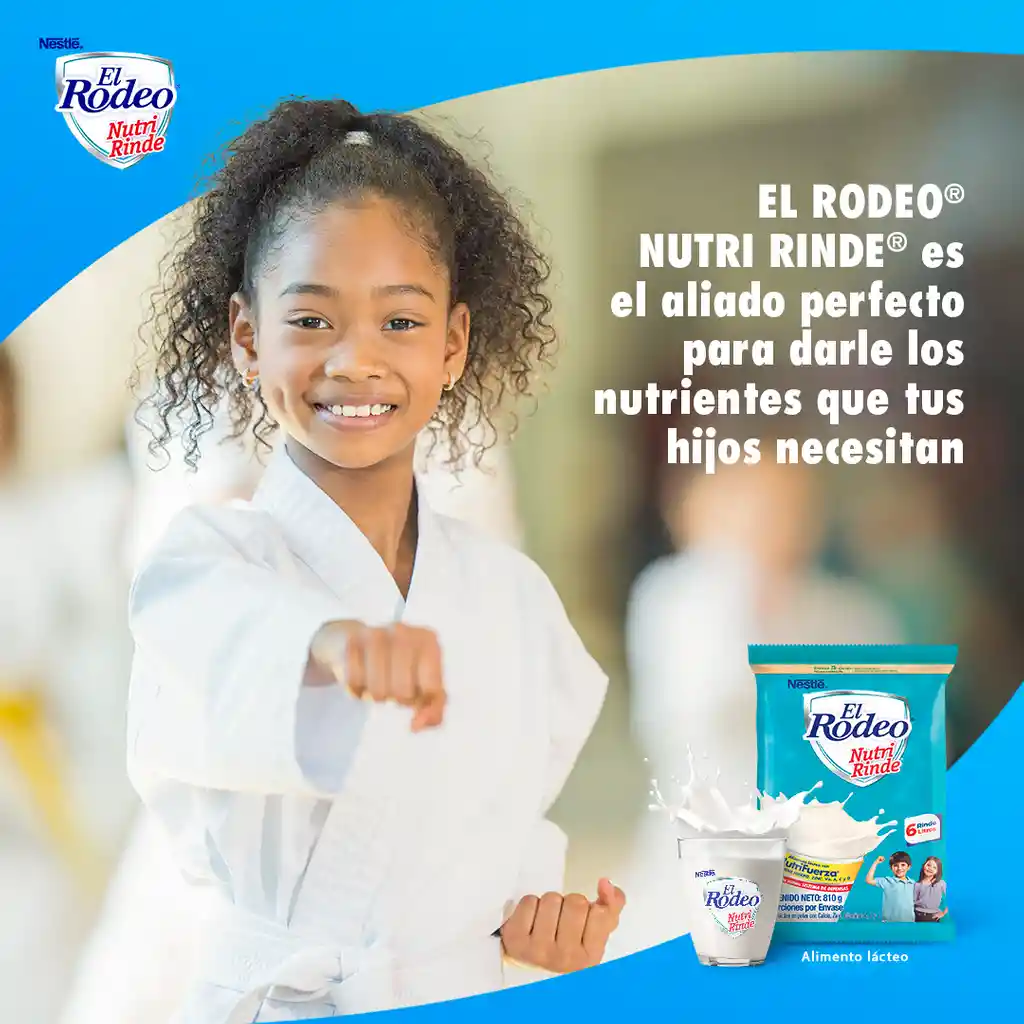 Alimento lácteo EL RODEO Nutri-Rinde x 810g