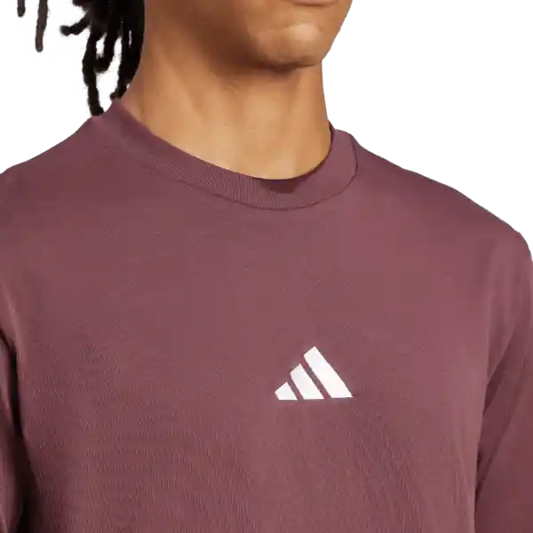 Adidas Camiseta Sl Sj Manga Corta Lifestyle Hombre Rojo Talla S